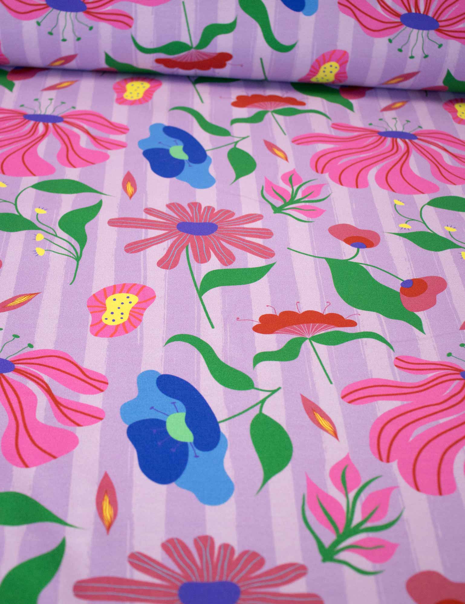 Bloom Boom Lilalicious | French Terry | 170 cm breed