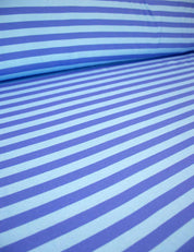 Blue Stripe | 100% Katoen Jersey | 170 cm breed