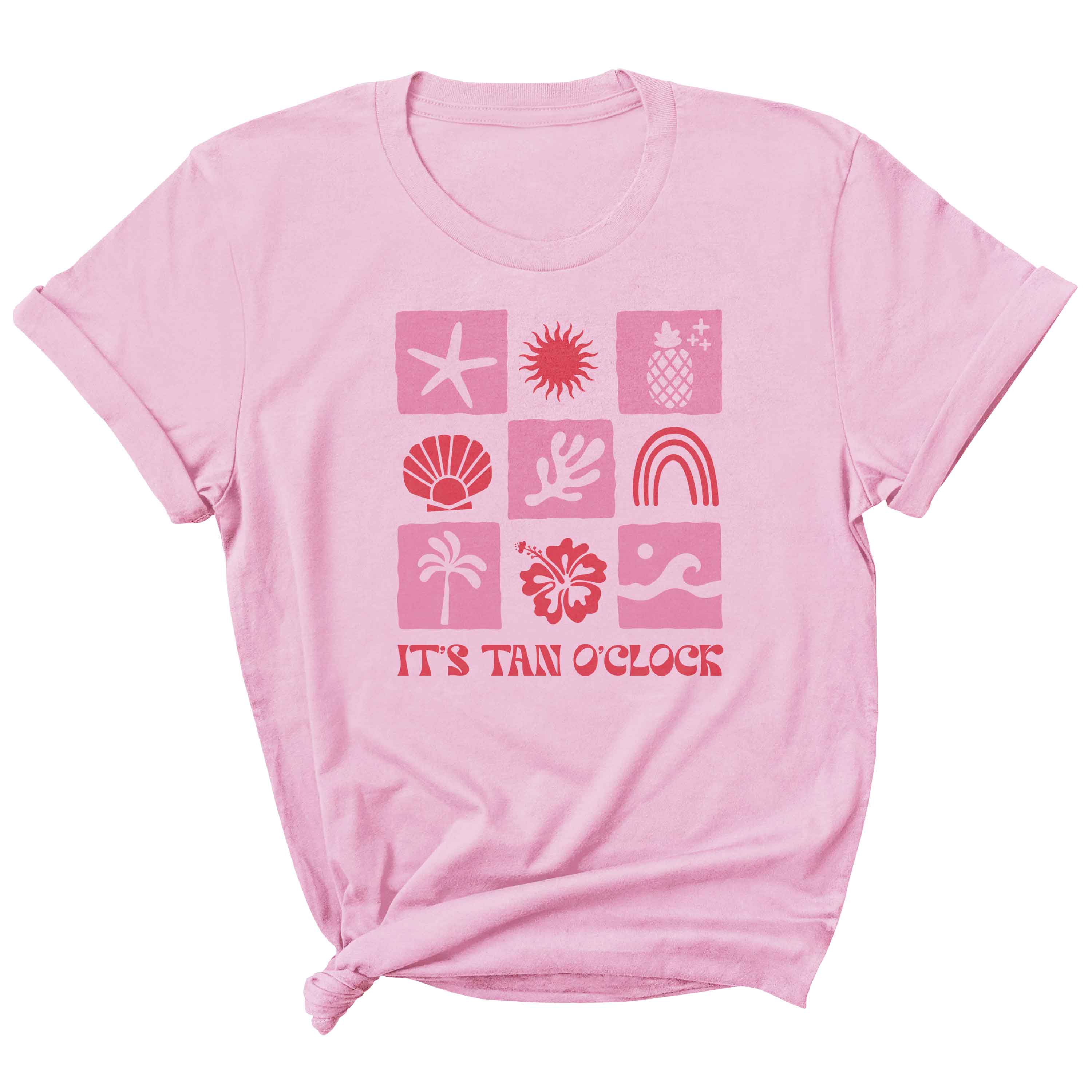Tan o'clock - Boho Summer Kleding Transfer