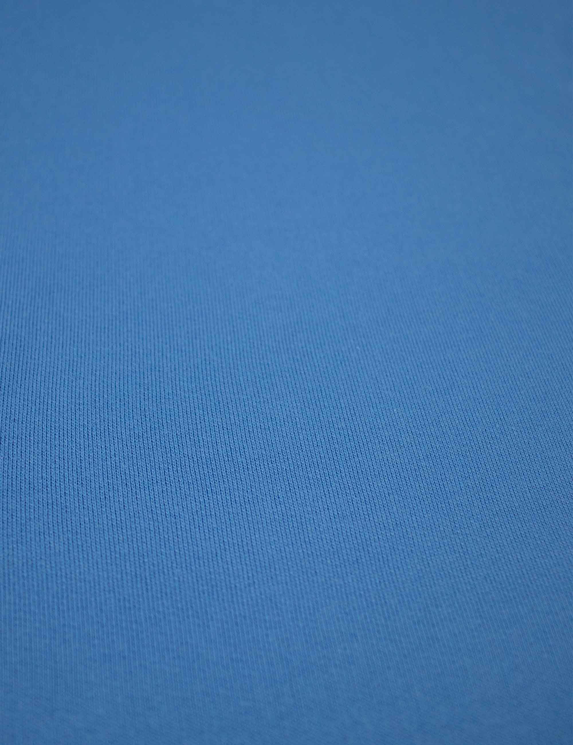 Bold Blue | 100% Katoen French Terry | 180cm breed