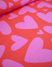 Bold Hearts - Red | Tricot | 170cm breed