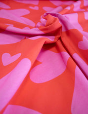 Bold Hearts - Red | Tricot | 170cm breed