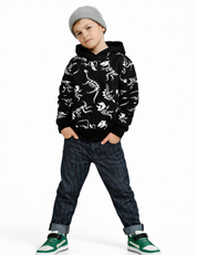 Bone Parade Static Black | French Terry | 170 cm breed