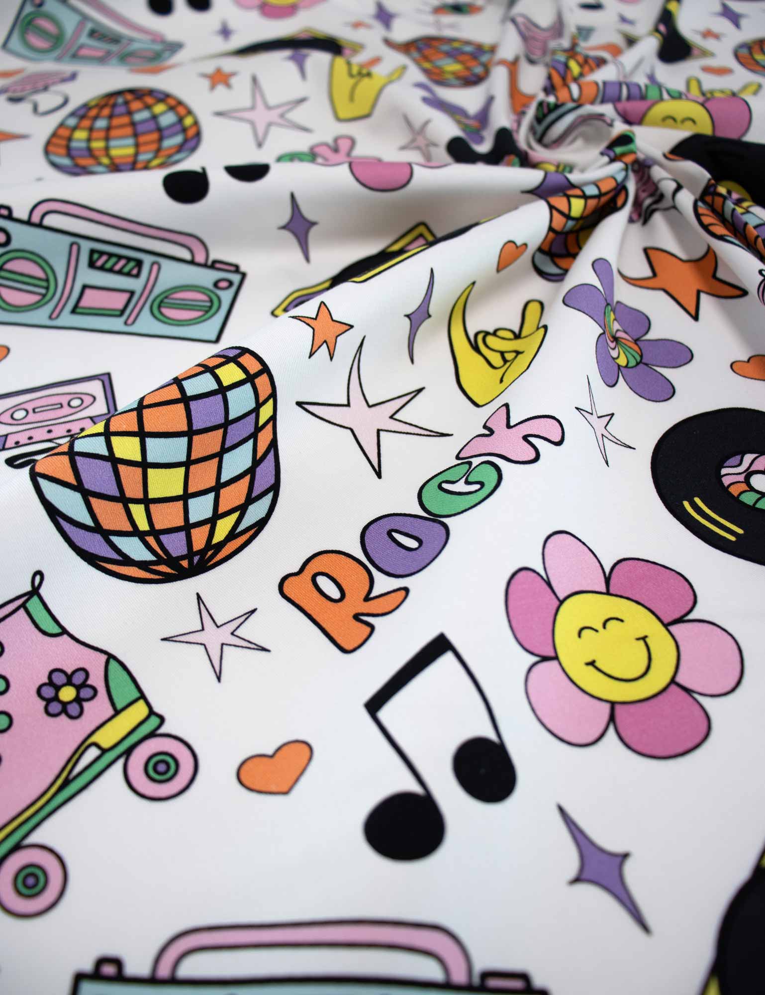 Boogie Vibes - Summer Lovin' | Katoen twill stretch