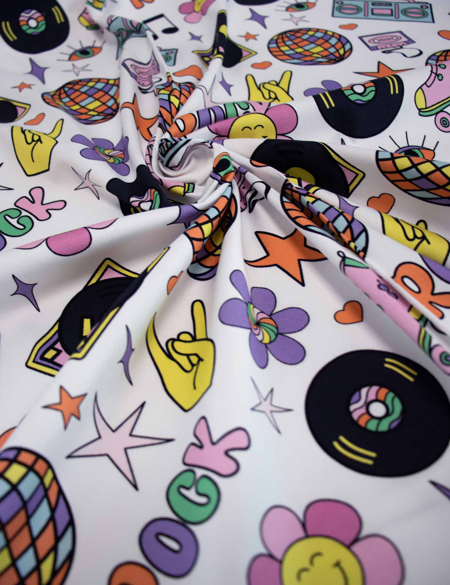 Boogie Vibes - Summer Lovin' | Katoen twill stretch