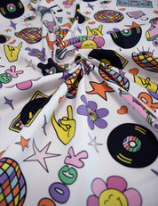 Boogie Vibes - Summer Lovin' | Katoen twill stretch
