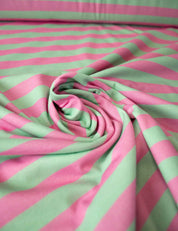 Bubble Stripe | 100% Katoen Jersey | 170 cm breed