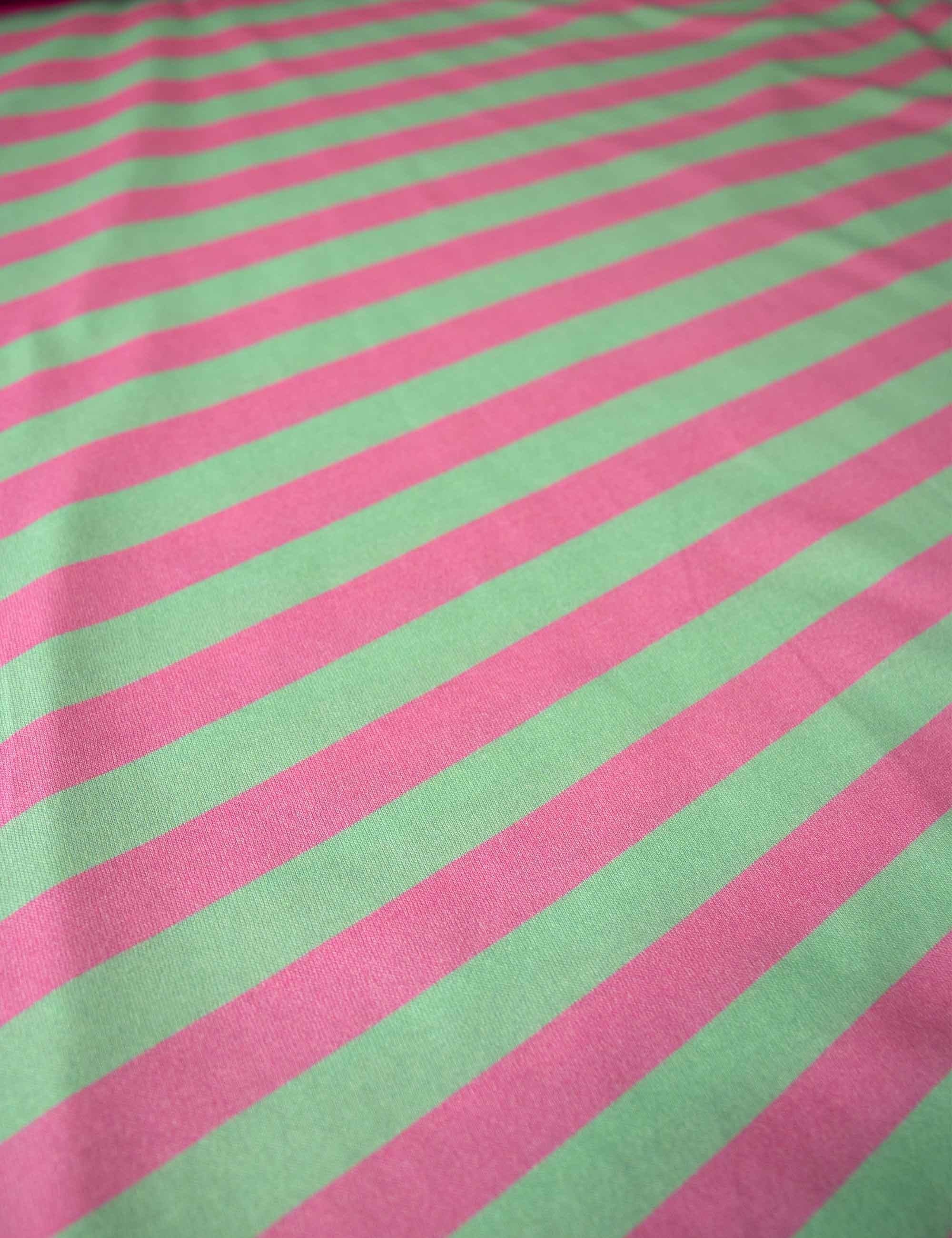 Bubble Stripe | 100% Katoen Jersey | 170 cm breed