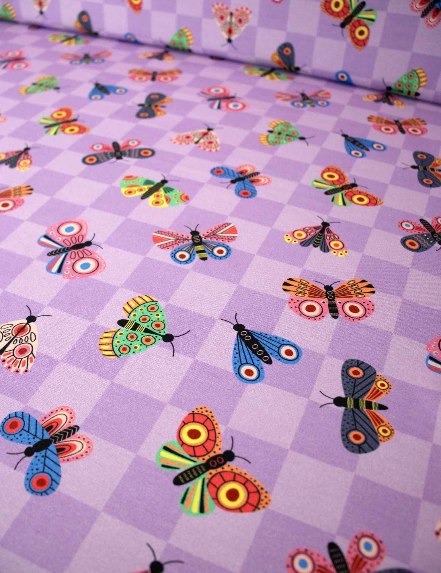 Butterfly Lilalicious | French Terry | 170 cm breed