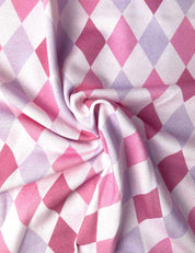 Candy Diamonds - Retro Joy | 170cm breed | 100% Katoen French Terry