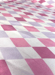 Candy Diamonds - Retro Joy | 170cm breed | 100% Katoen French Terry