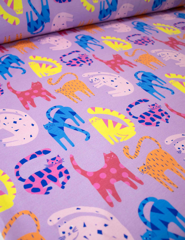 Cool Cats Lilalicious | French Terry | 170 cm breit