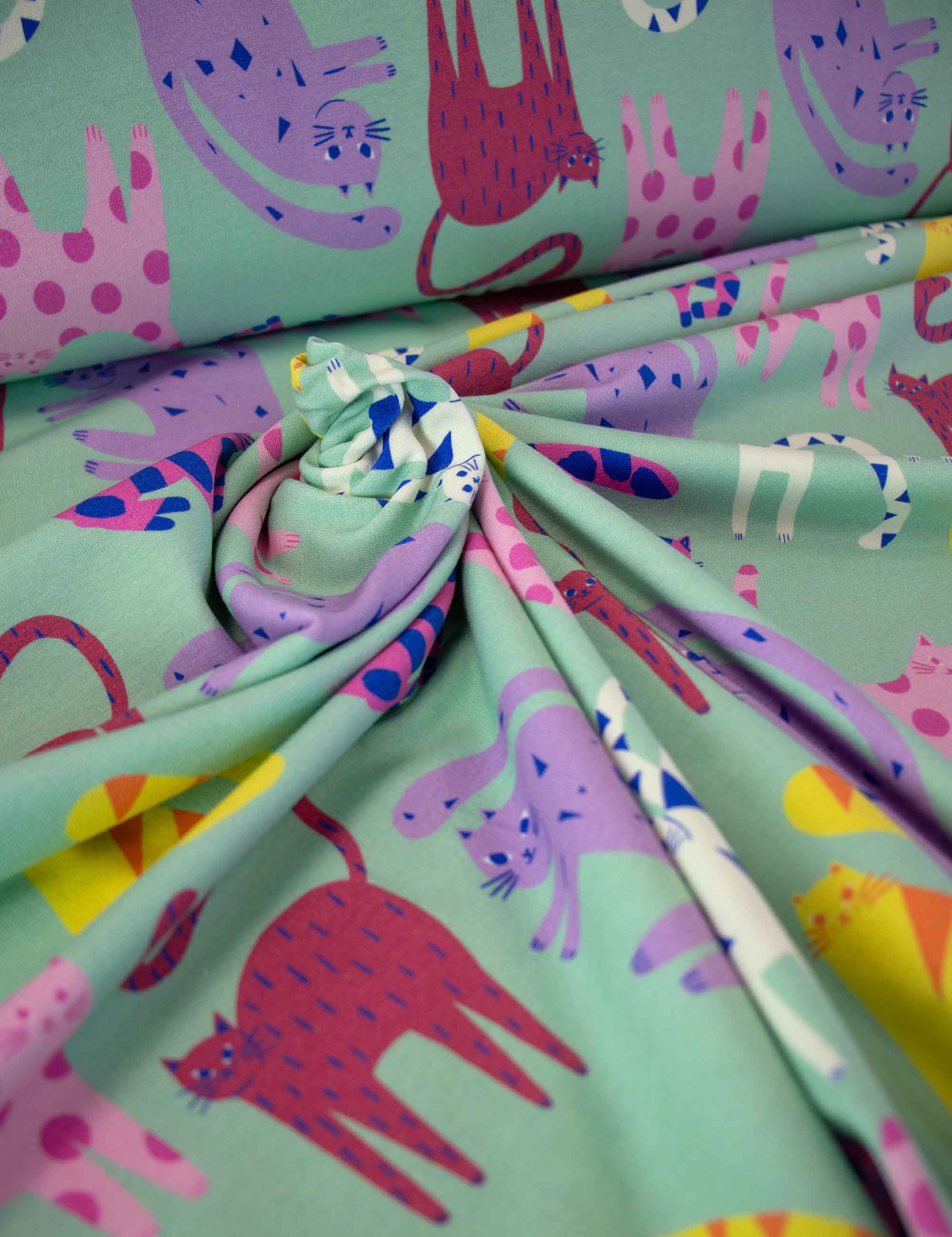 Cool Cats Mint Vibes | Tricot | 170cm breed