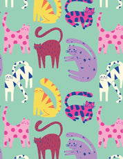 Cool Cats Mint Vibes | Tricot | 170cm breed