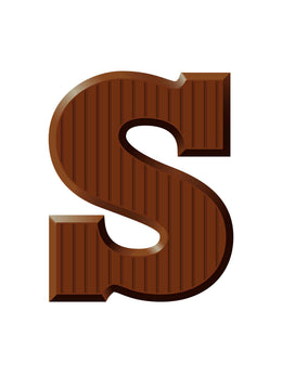 Chocolade letters Sint – All-over transfervel