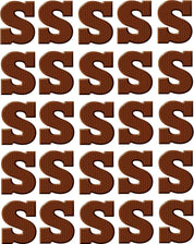 Chocolade letters Sint - Fabric Frenzy