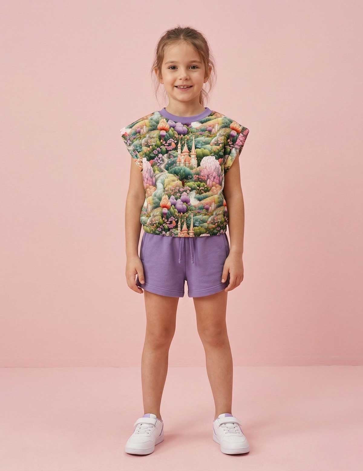 Fairy Forest Blush Valley | French Terry | 170 cm breit