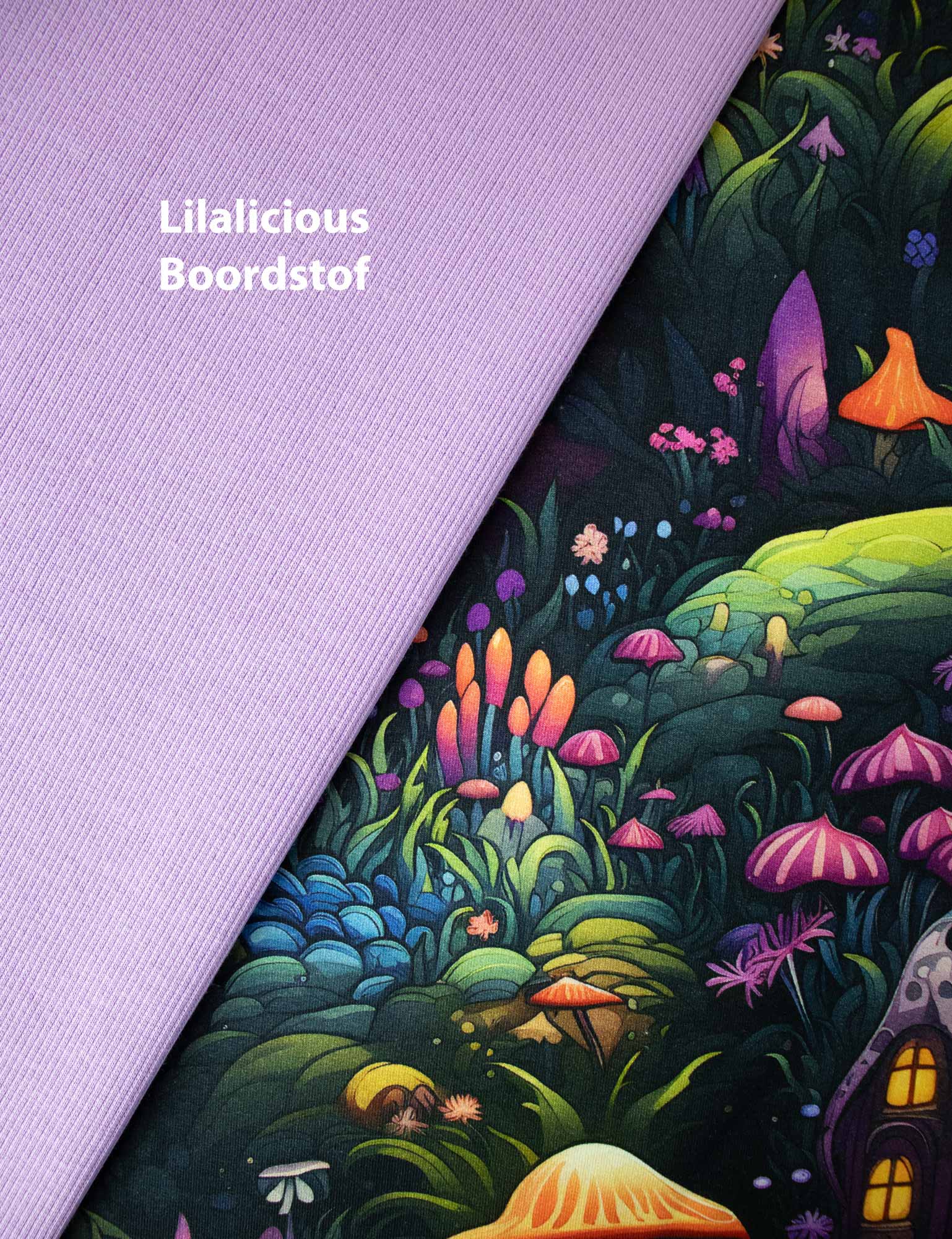 Fairy Forest Midnight Garden | French Terry | 170 cm breed