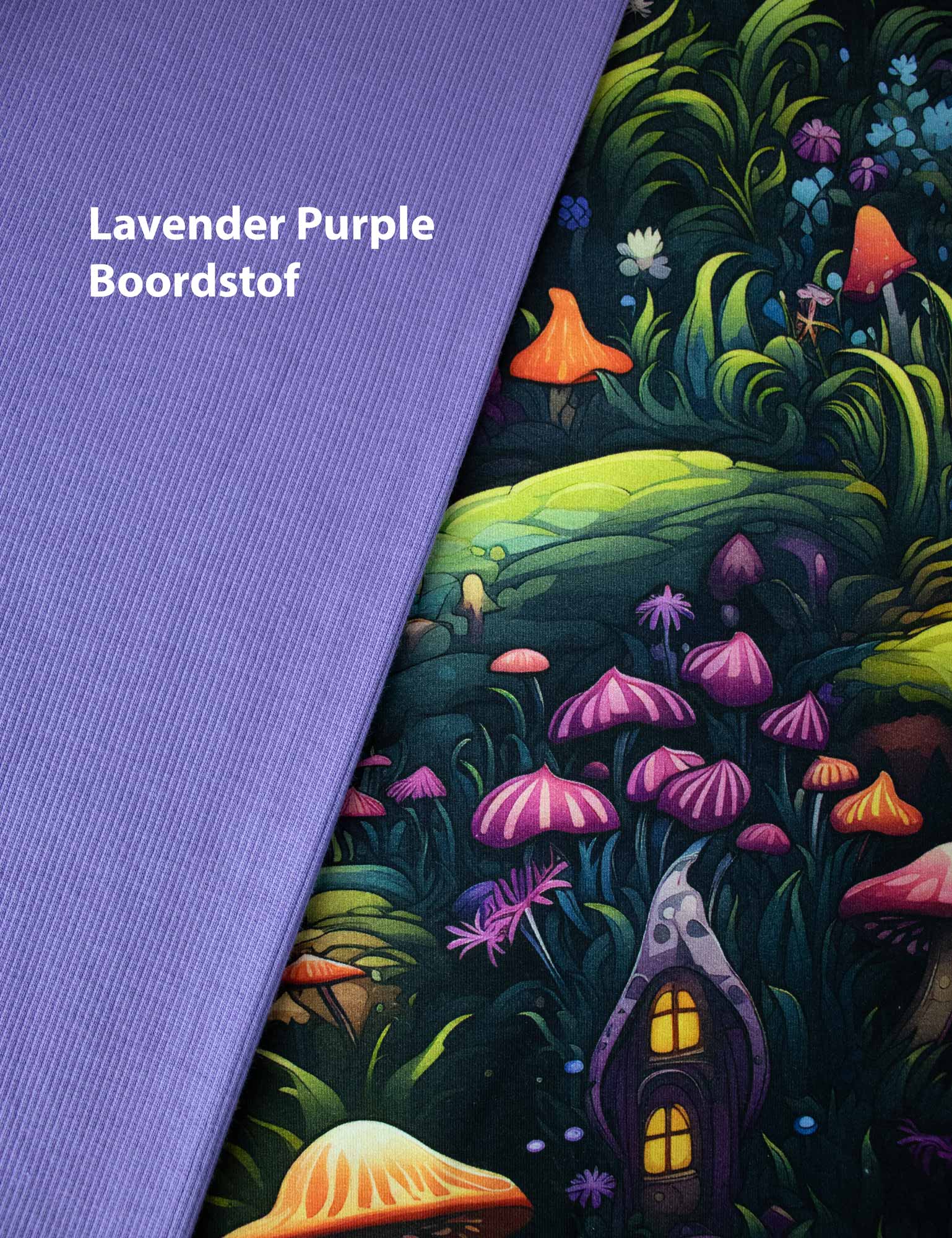 Fairy Forest Midnight Garden | French Terry | 170 cm breed