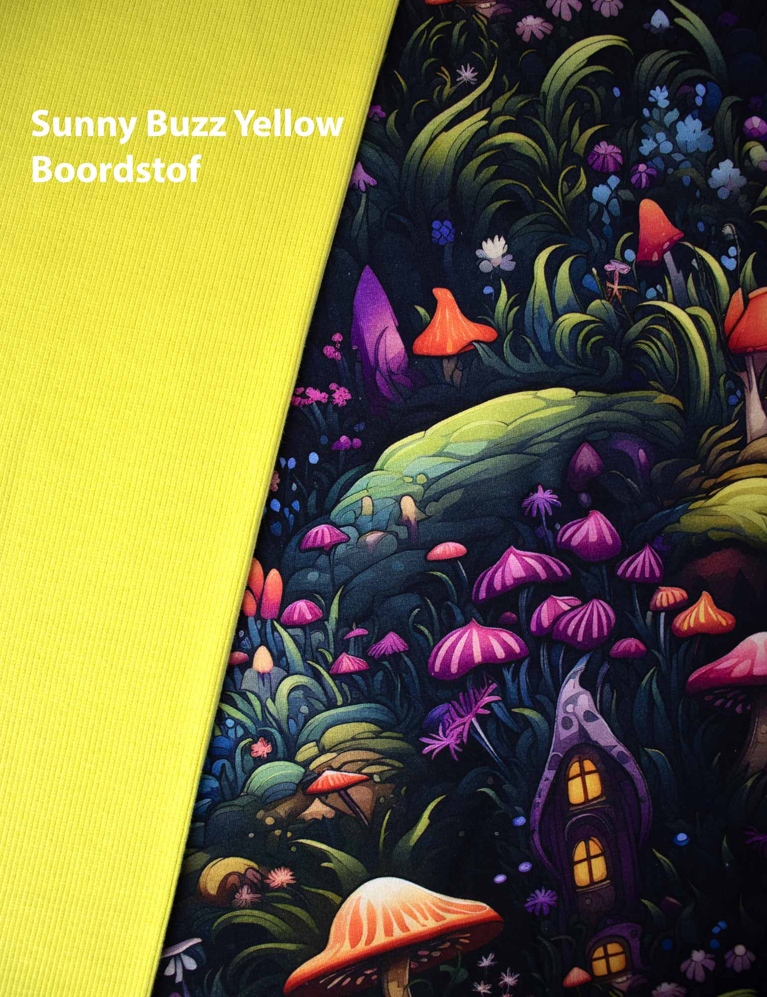 Fairy Forest Midnight Garden | French Terry | 170 cm breed