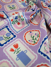 Floral Stamps | Tricot | 170cm breed