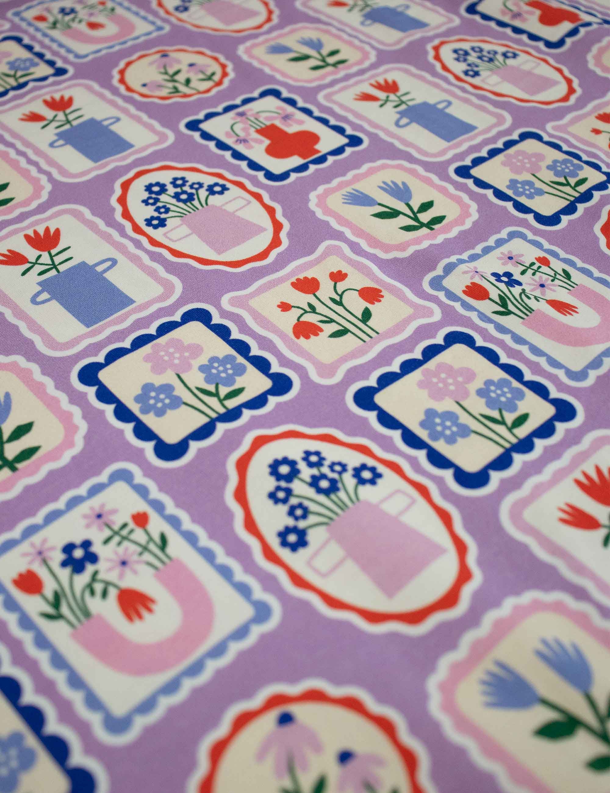 Floral Stamps | Tricot | 170cm breed