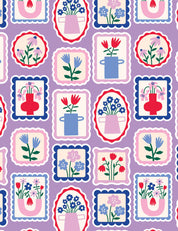 Floral Stamps | Tricot | 170cm breed