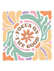 Focus - Abstract Flower Kleding Transfers