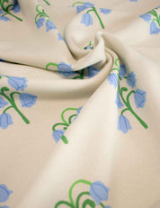 Frosted Bells – Retro Joy | 170 cm breit | 100 % Baumwolle, French Terry