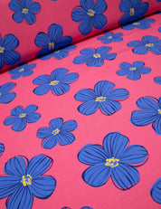 Funky Florals Coral | French Terry | 170cm breed