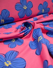 Funky Florals Coral | French Terry | 170cm breed