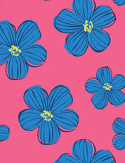 Funky Florals Coral | French Terry | 170cm breed