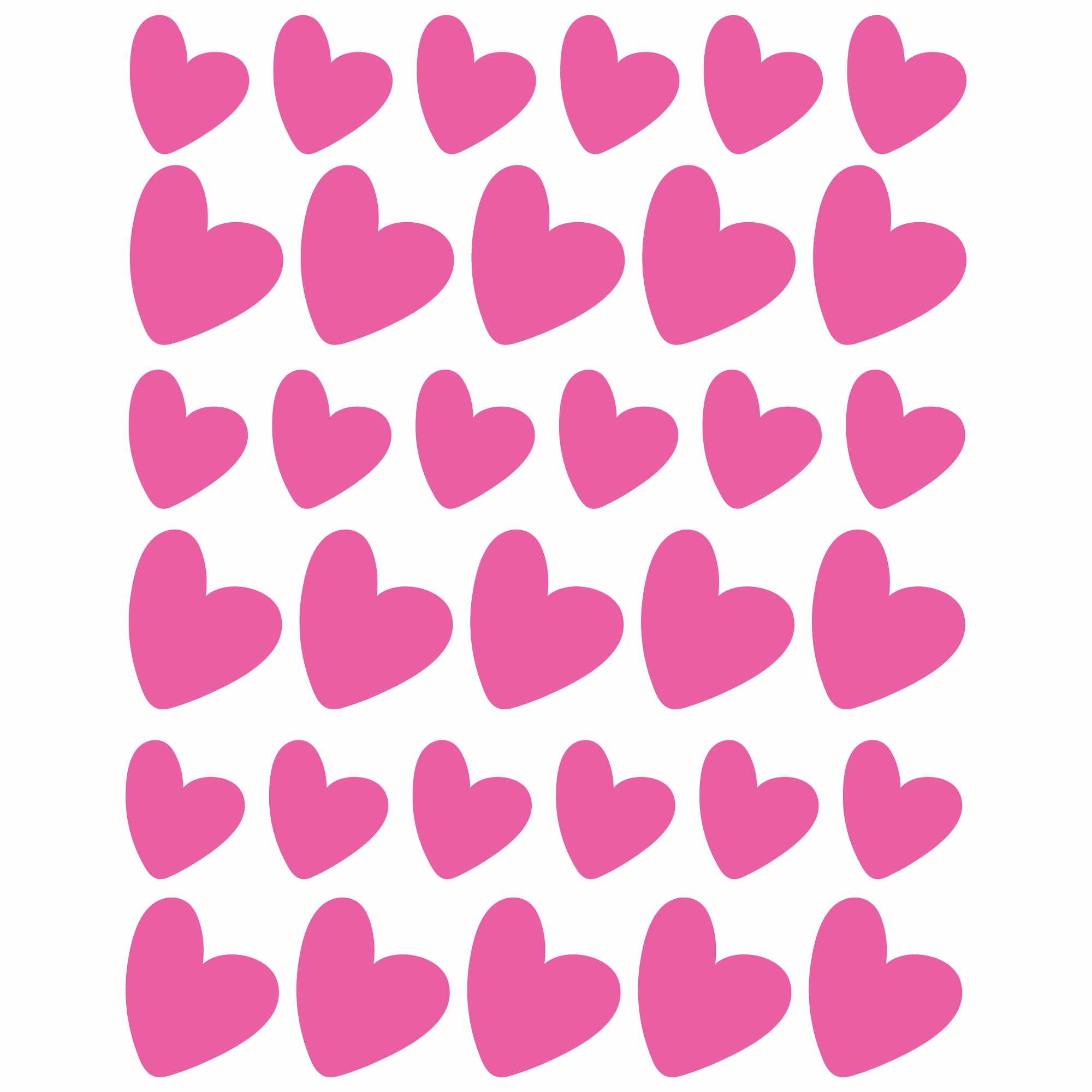 Pink Hearts -  Fabric Frenzy