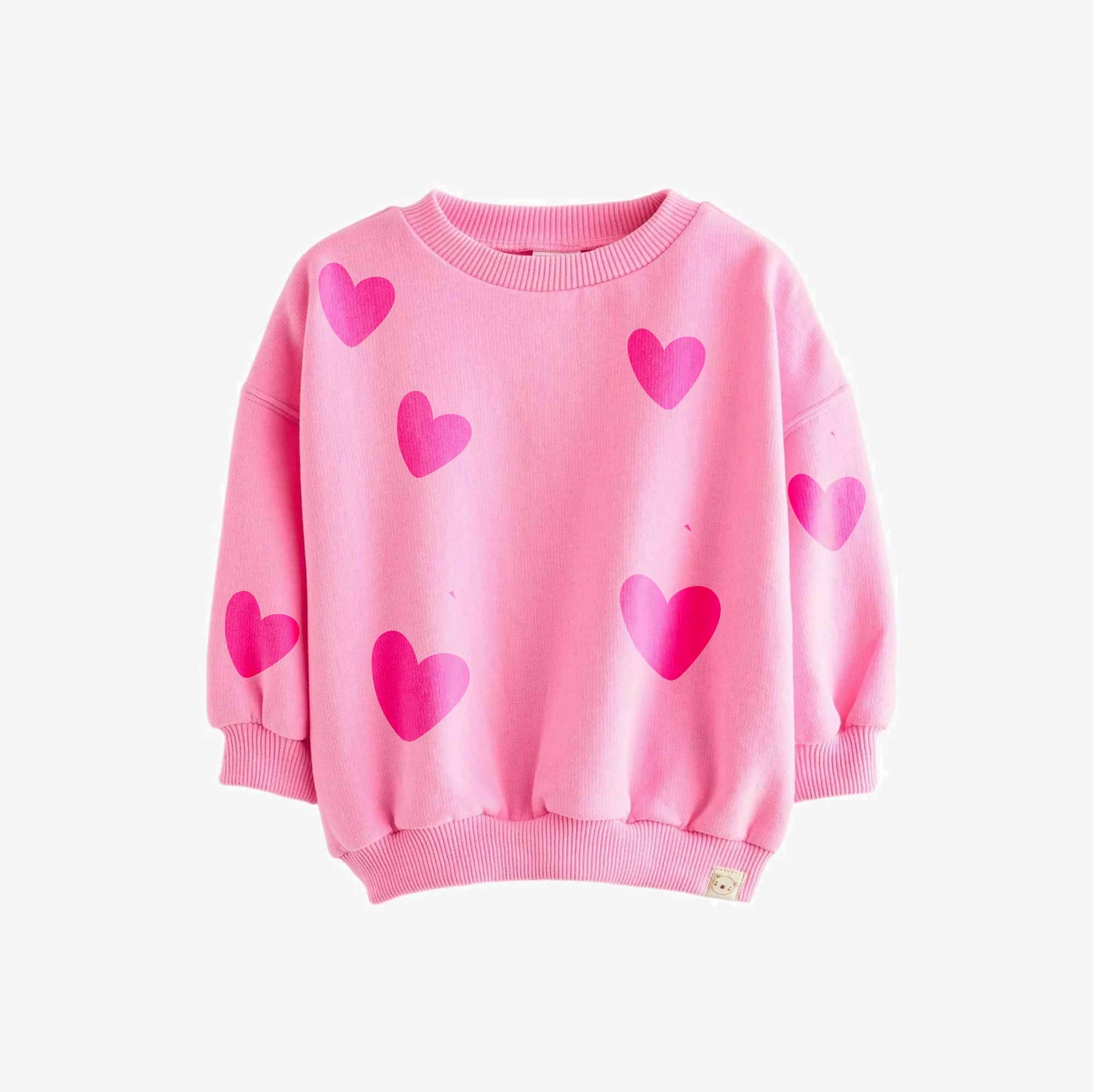 Pink Hearts -  Fabric Frenzy