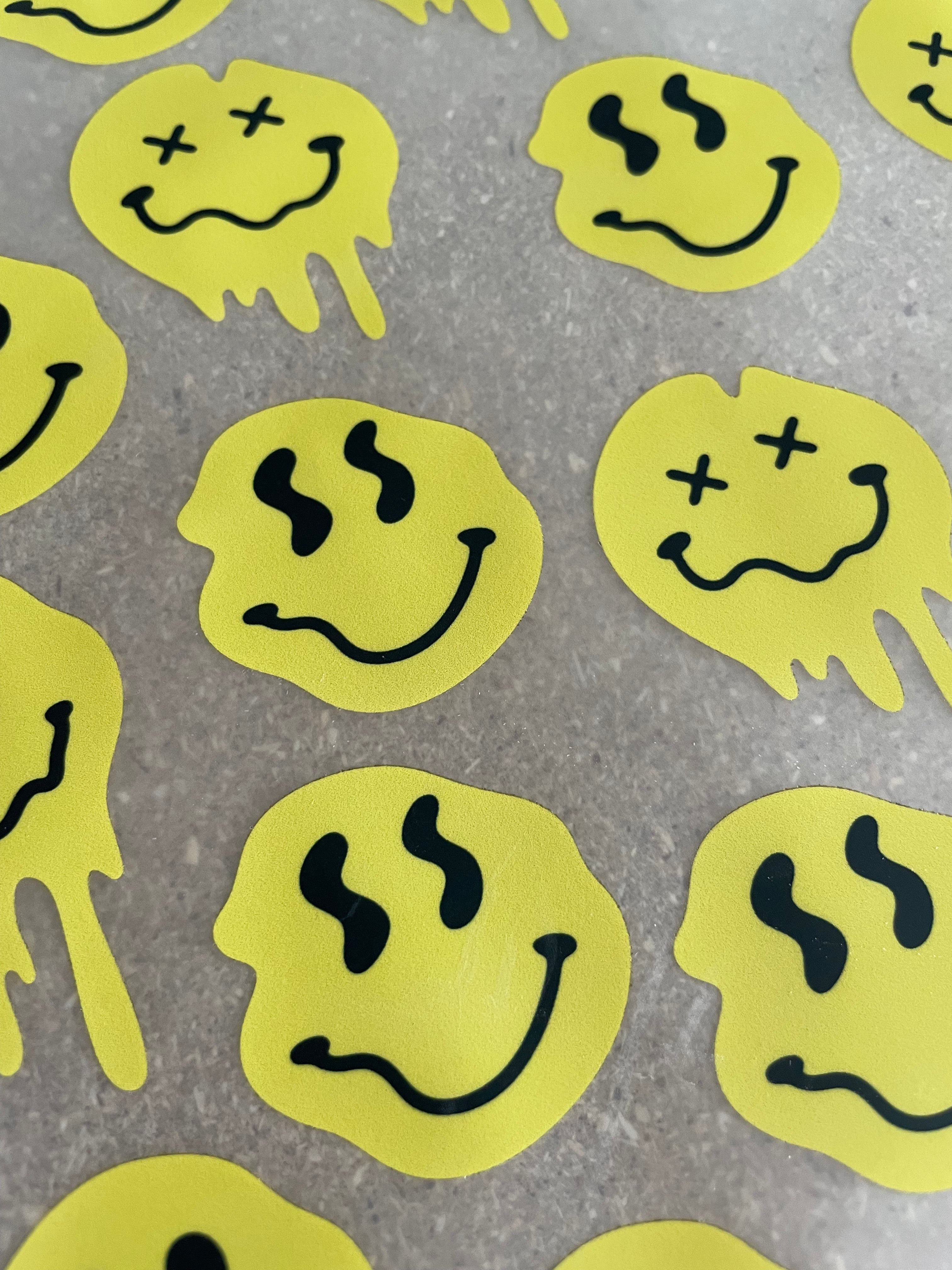 Drip Smileys -  Fabric Frenzy