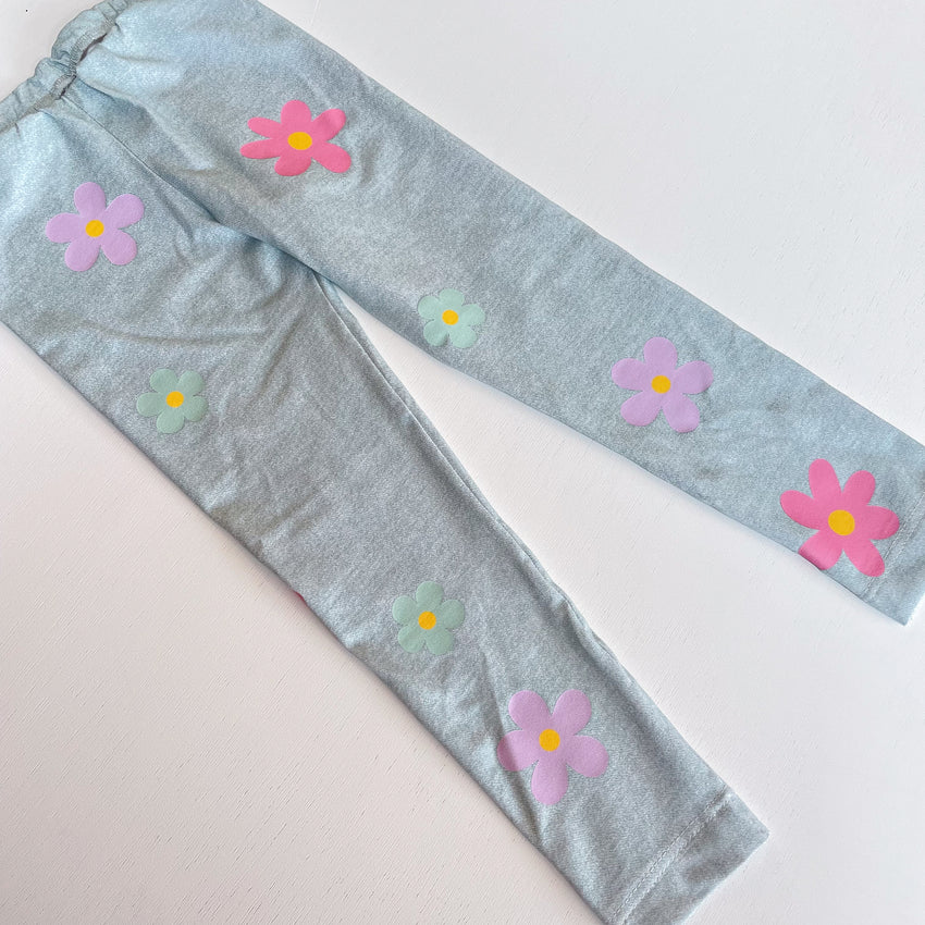 Pastel Bloemen – All-over transfervel