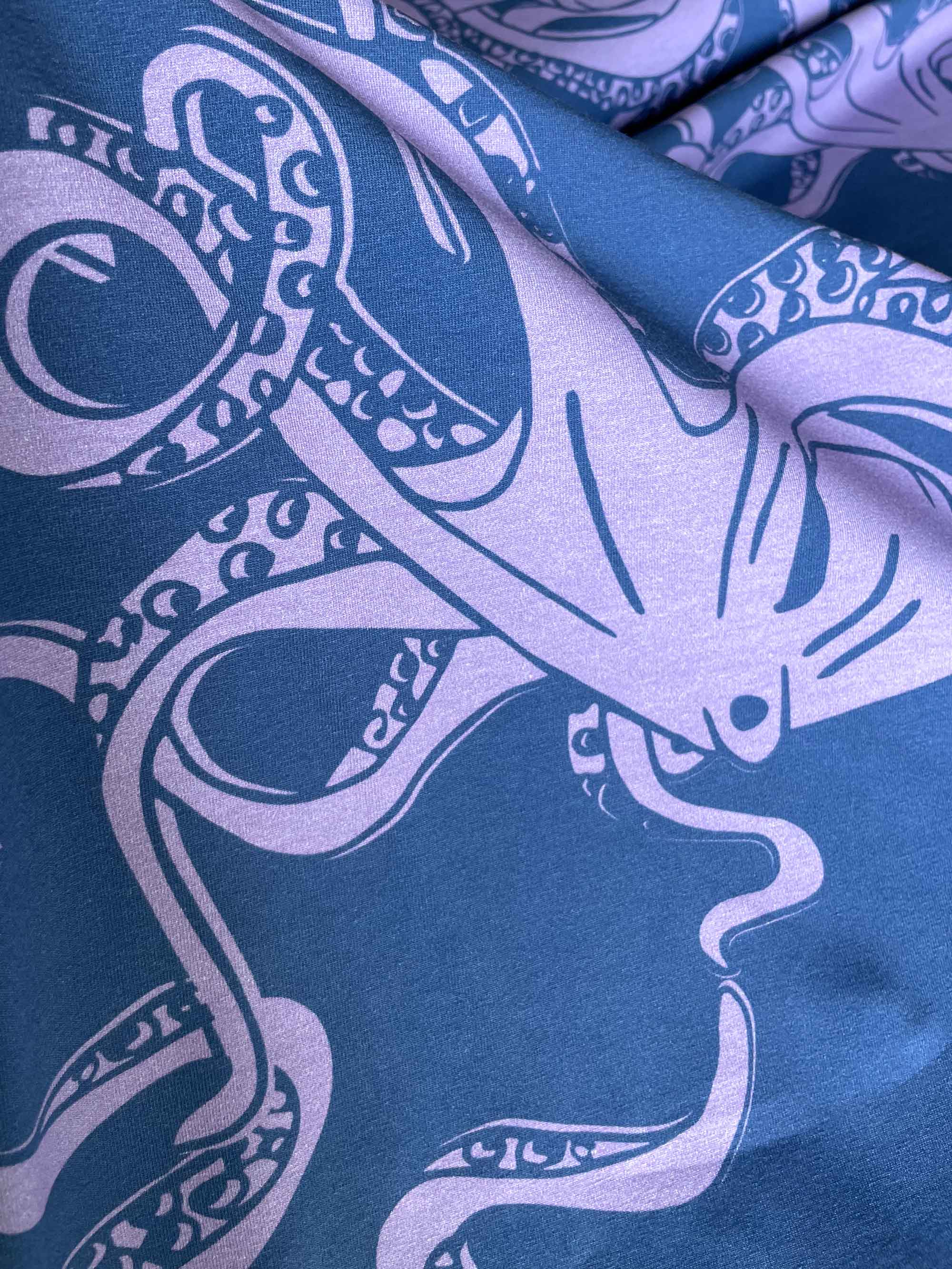 Inky Octopus - Spring Tides | 170cm breed | Tricot