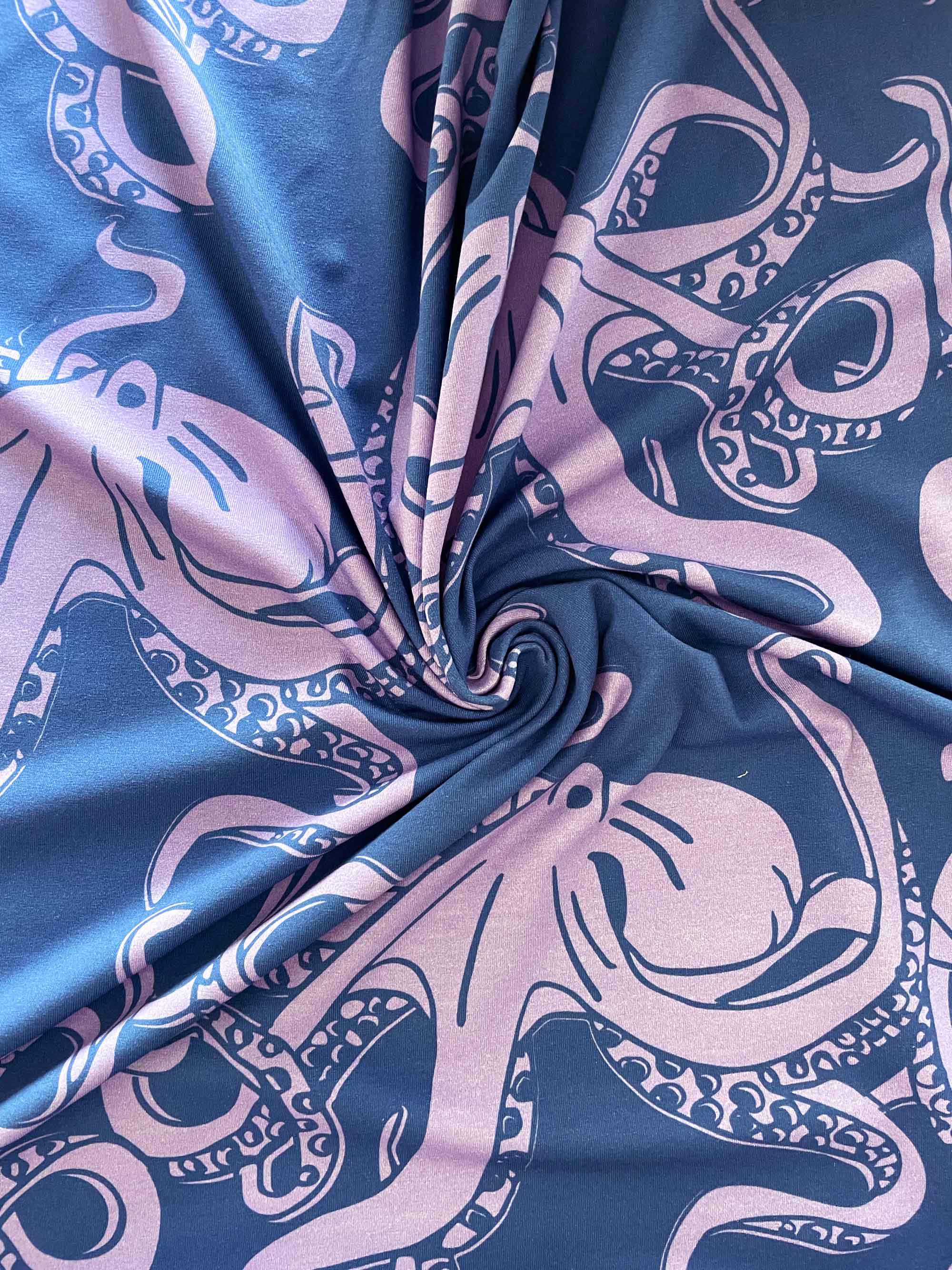 Inky Octopus - Spring Tides | 170cm breed | Tricot