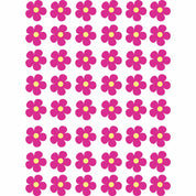 Kleine bloemen Hot Pink  -  Fabric Frenzy