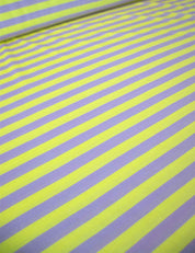 Lemon Stripe | 100% Katoen Jersey | 170 cm breed