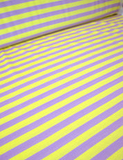 Lemon Stripe | 100% Katoen Jersey | 170 cm breed