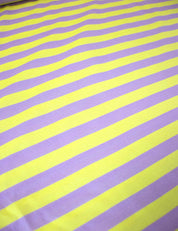 Lemon Stripe | 100% Katoen Jersey | 170 cm breed