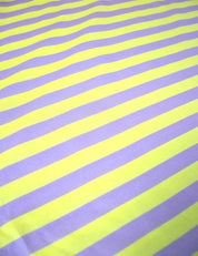 Lemon Stripe | 100% Katoen Jersey | 170 cm breed