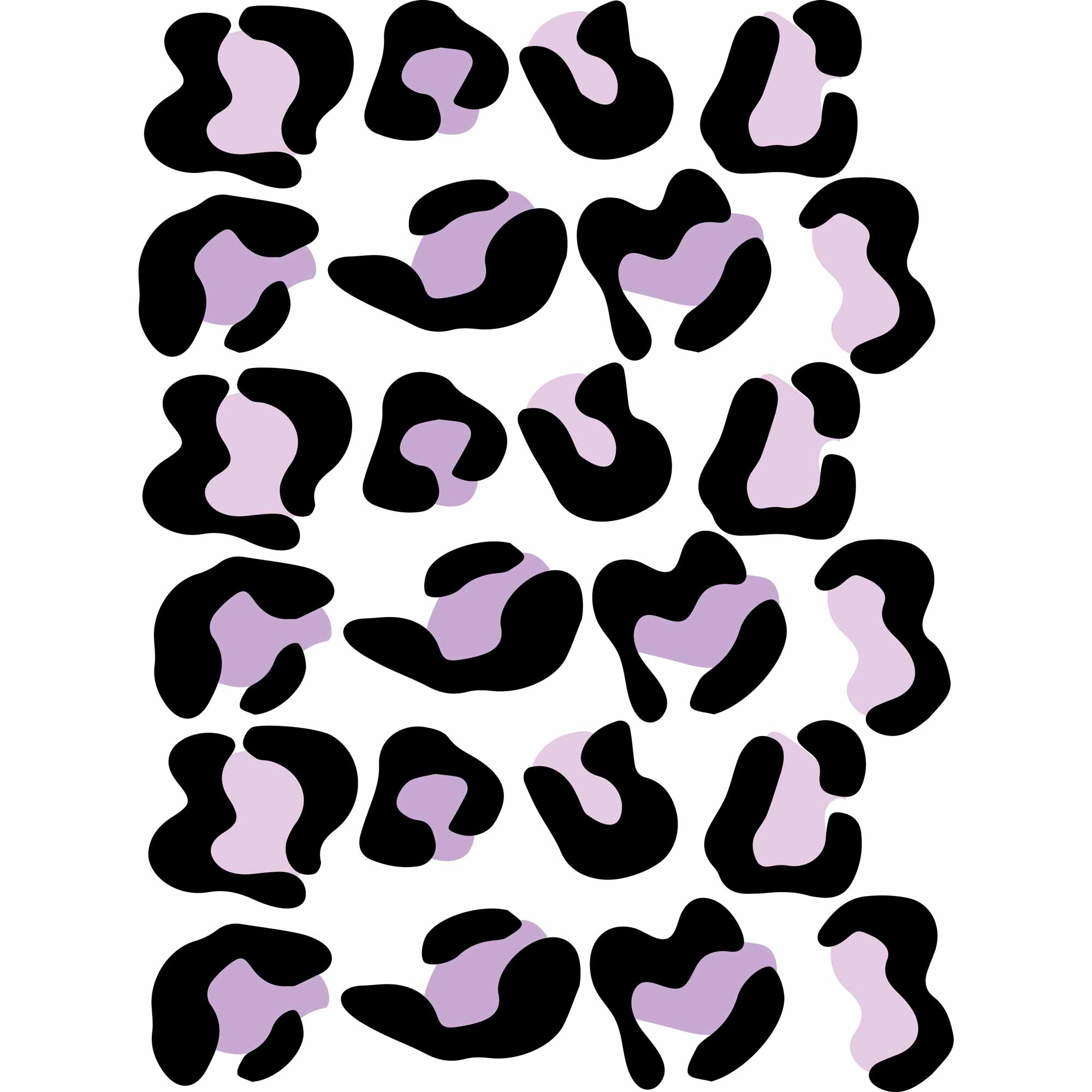 Lilac Leopard -  Fabric Frenzy