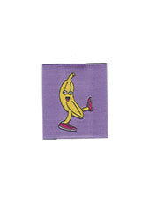 Let's Go Bananas – Geweven naailabel