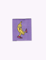 Let's Go Bananas | Geweven naailabel
