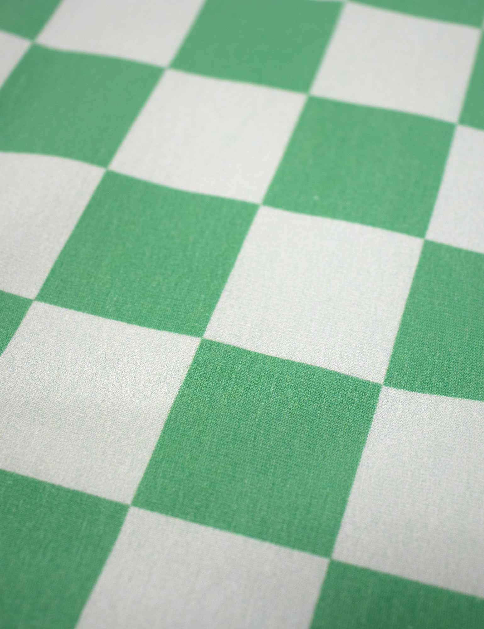 Lime Check - Summer Lovin' | 170cm wide | French Terry