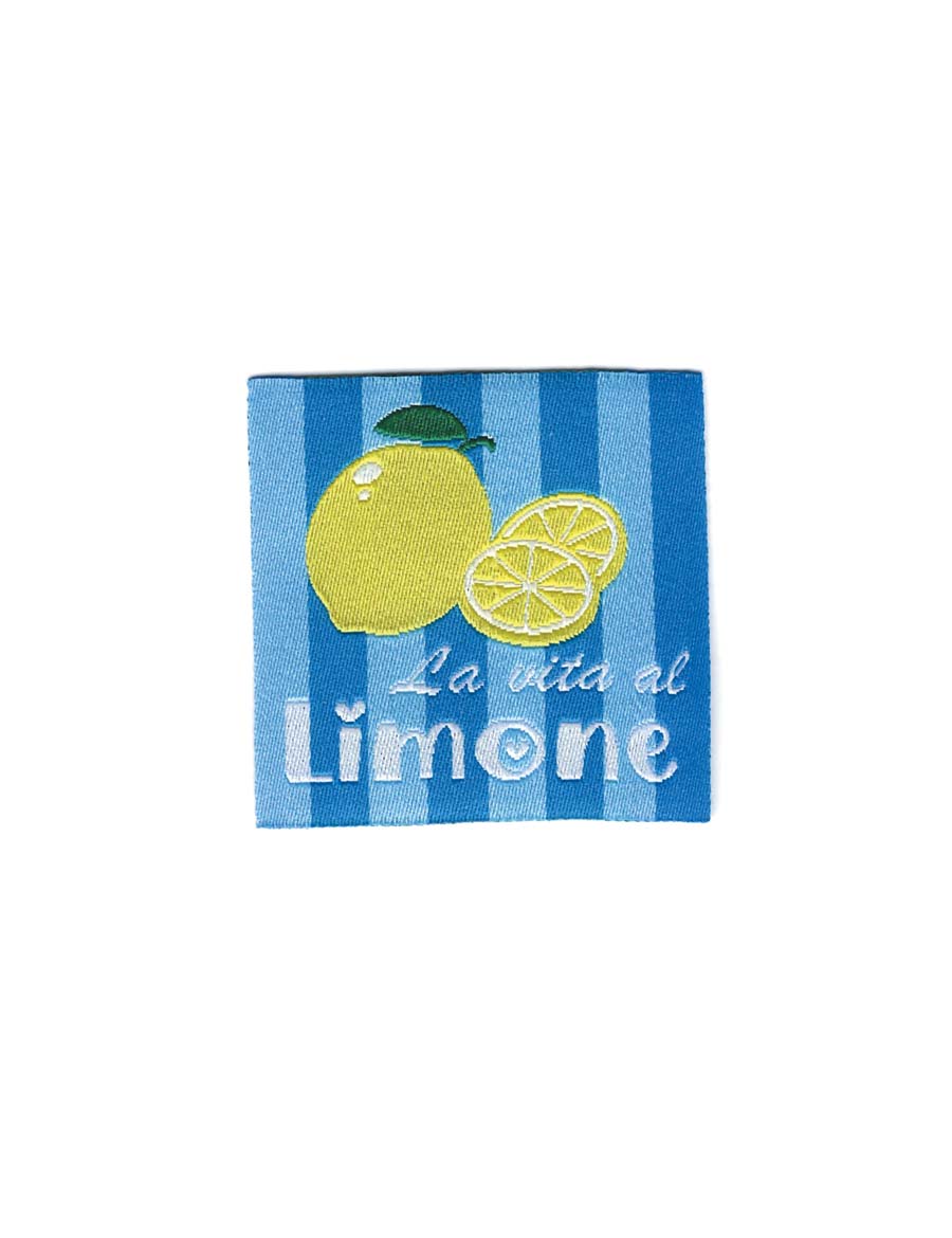 La Vita al Limone – Geweven naailabel