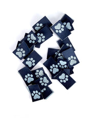 Little Blue Paw Geweven Label