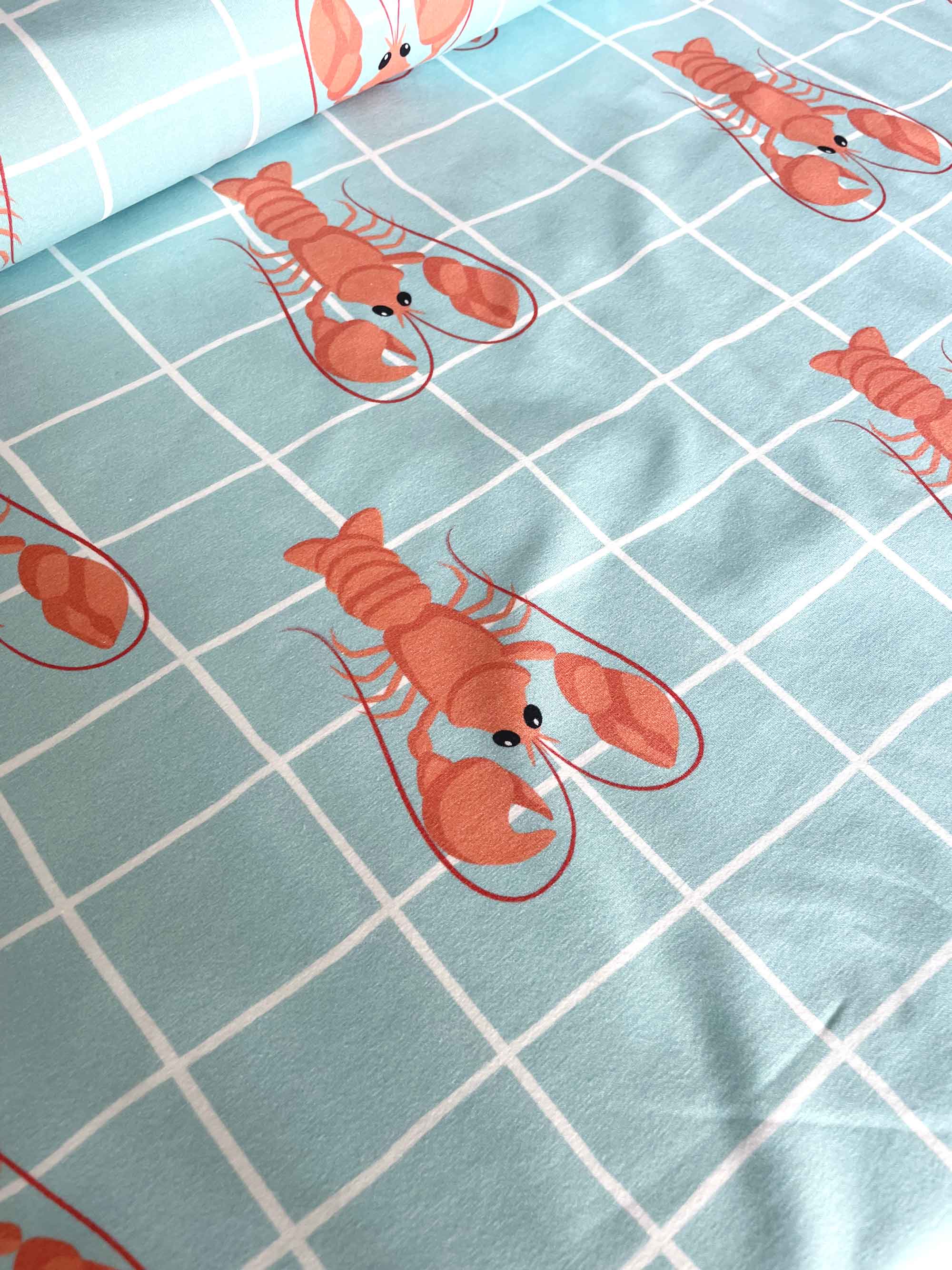 60cm Coupon B-keuze Lobster Lagoon Tricot
